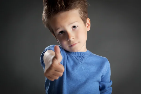 Vijf-jarige jongen — Stockfoto