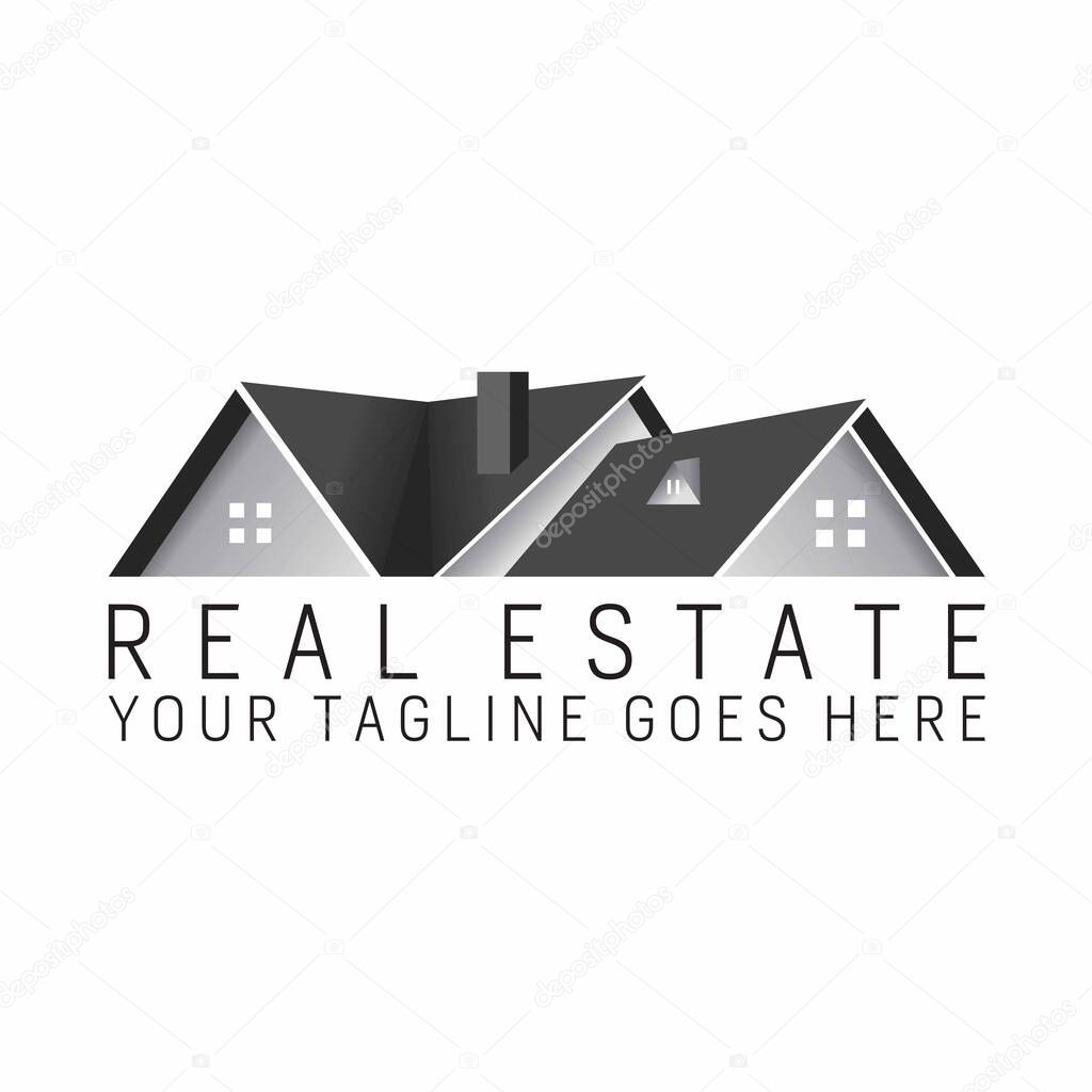 Unique Roof house in attractive 3D Image graphic icon logo design abstract concept vector stock. Can be used as a symbol related to property or home
