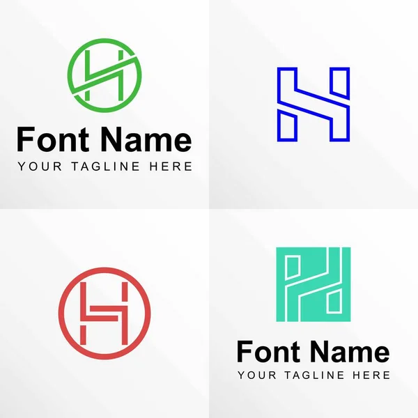 Letter Font Line Image Graphic Icon Logo Design Abstract Concept — Stockový vektor