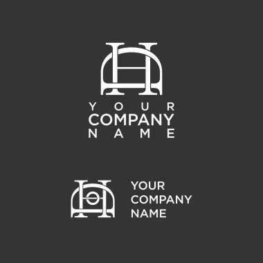 İnanılmaz harf HD veya DH serif yazıtipi logo Image grafik ikonu tasarımı soyut konsept vektör stoku. Baş harf ya da monogramla ilişkili bir sembol olarak kullanılabilir