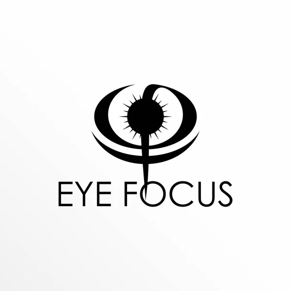 Unique Eye Ellipse Phi Image Graphic Icon Logo Design Abstract — стоковый вектор