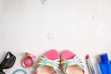 Kadınsı yaz arka plan