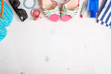 Kadınsı yaz arka plan