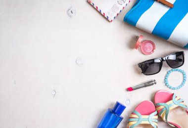 Kadınsı yaz arka plan