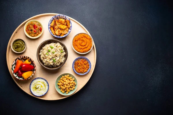 Thali tradicional indio — Foto de Stock