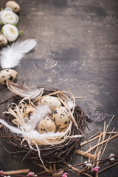 Húsvéti tojások díszítése — Stock Fotó