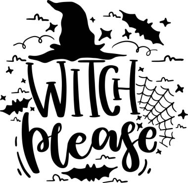Halloween Lettering Typography Basılabilir Poster ve Tişört Tasarımı için İllüstrasyon Alıntıları. Motivasyonel İlham Alıntıları.