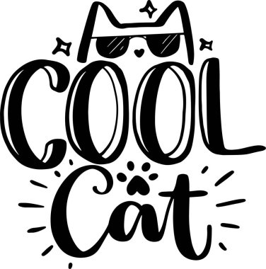 Kedi Harfleri Alıntıları. Poster ve Tişört Tasarımı için ilham verici Harf Alıntıları