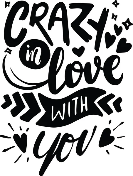 Love Lettering Typography Citáty Ilustrace Pro Potisknutelný Plakát Design Triček — Stock fotografie