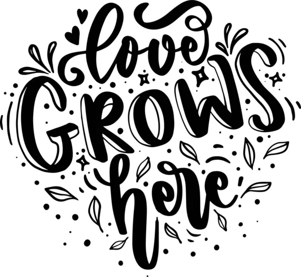 Spring Lettering Typography Printable Poster ve Tişört Tasarımı için İllüstrasyon Alıntıları. Motivasyonel İlham Alıntıları.