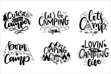 Matbaa Posteri ve Tişört Tasarımı için Macera Mektupları Tipografisi İllüstrasyonu. Motivasyonel İlham Alıntıları.