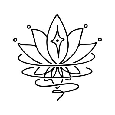 Mistik göksel tasarım elementleri. Yıldızlar, hilal ayları, takımyıldızları ve logolar için bölücüler içeren vektör simgesi.