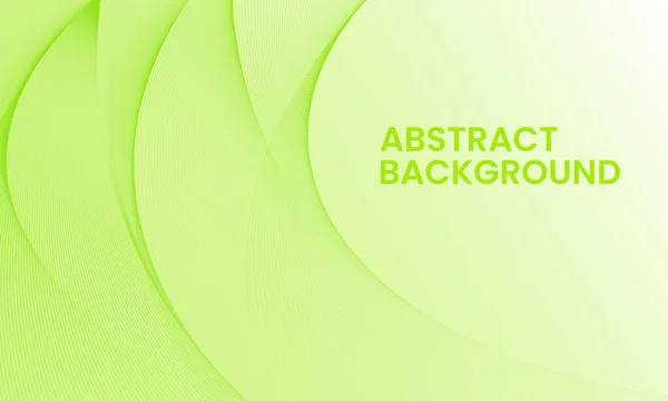 Einfache Grüne Abstrakte Linie Hintergrund Vektorillustration — Stockvektor