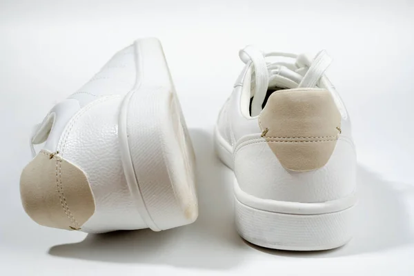 White Sneakers Isolated White Background — Stock Photo, Image