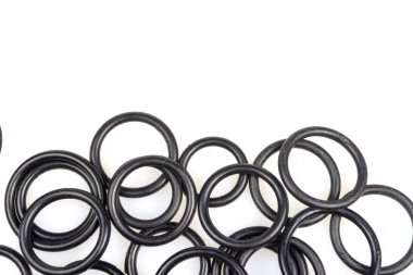 several sealing rings of different sizes with an empty space for an inscription clipart