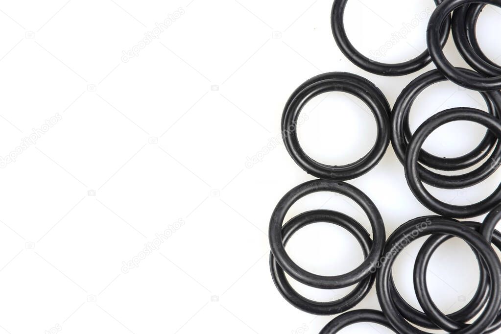 several sealing rings of different sizes with an empty space for an inscription