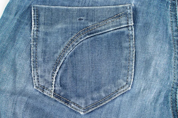 Detail Celana Jeans Biru Yang Indah Tekstur Jeans Atau Latar — Stok Foto