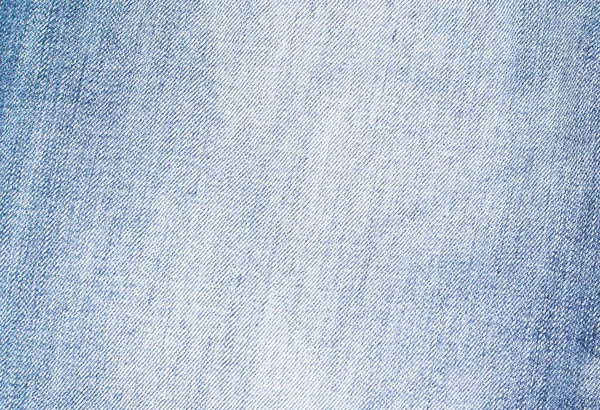 Denim Licht Blauwe Jeans Stof Textuur Achtergrond — Stockfoto