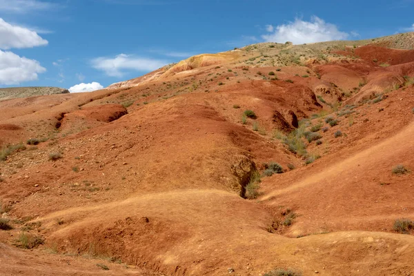 Roches Grès Rouge Dans Montagne Altaï — Photo