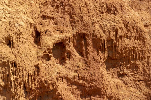 Texture Des Roches Grès Rouge Dans Les Montagnes Altaï — Photo