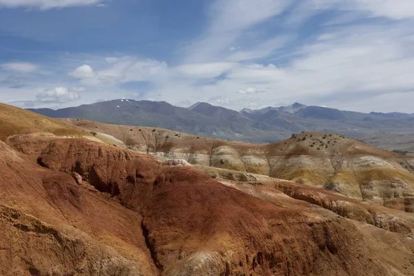 Rotsen Van Rode Zandsteen Altai — Stockfoto