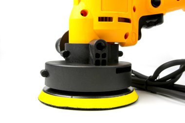 Araba gövdesinin yüzeyini cilalamak için kullanışlı elektrikli araç