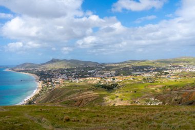 Scenic view of Porto Santo Island, Portugal