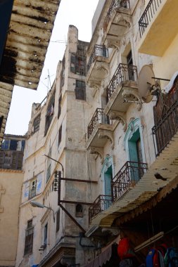 Fez (Fes), Fas - 05 / 06 / 2013: Antik Yahudi Mahallesi