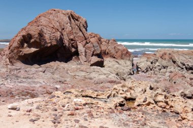 26-28 / 05 / 2013 - Sidi Ifni yakınlarındaki ünlü Legzira plajı (hist. İspanyolca adı Santa Cruz del Mar Pequeo), Fas.
