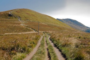 Polonya 'nın güneydoğusundaki Bieszczady Dağları