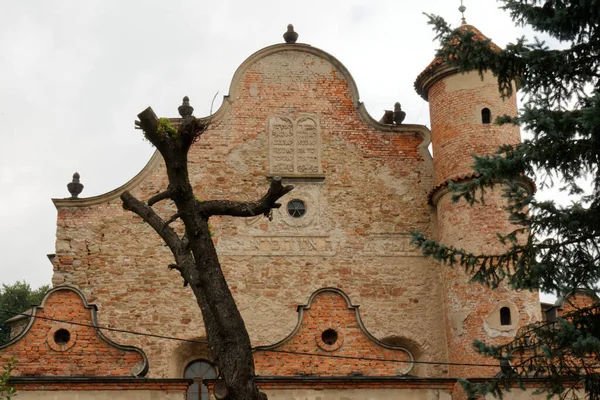 Sinagoga Histórica Lesko Província Podkarpackei Polónia — Fotografia de Stock