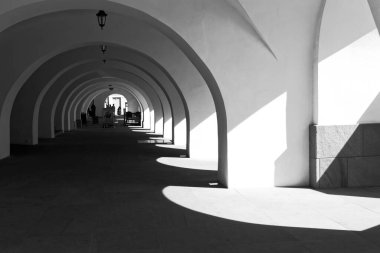 Historic arcades in Krosno, Poland