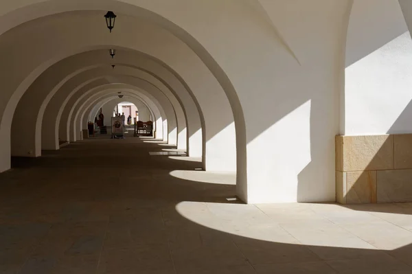 Historic Arcades Krosno Poland — Fotografia de Stock