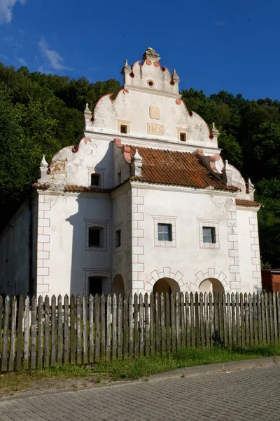 Façade Grenier Historique Historique Kazimierz Dolny Près Lublin Pologne — Photo