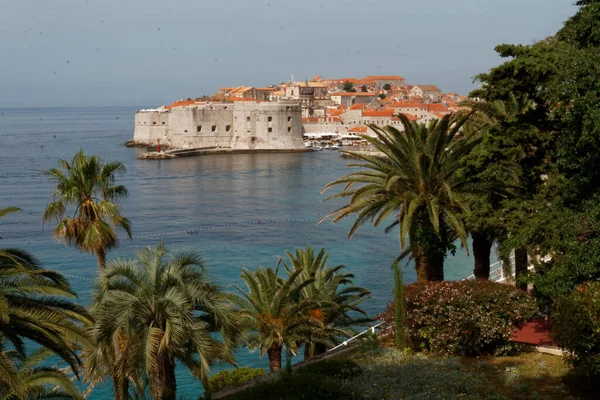 Dubrovnik Dalmacia Croacia 2010 Dubrovnig Desde Parte Alta Ciudad — Foto de Stock