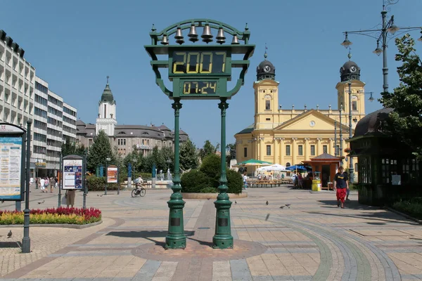 Debrecen Hungary 2007 Historic Part Debrecen Townin Південно Східна Угорщина — стокове фото