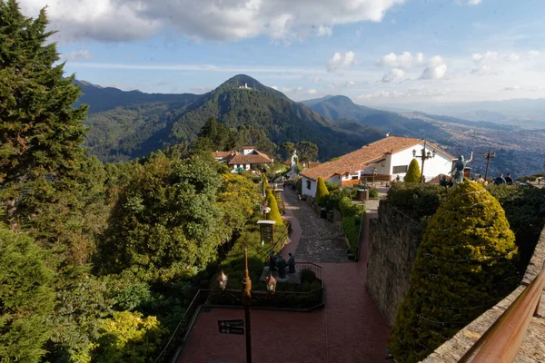 Bogota Colombia Mei 2019 Sanctuary Monserrat Top Van Berg — Stockfoto