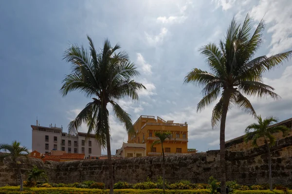 Juni 2019 Cartagena Indias Colombia Intramuros Oude Stad Binnen Middeleeuwse — Stockfoto