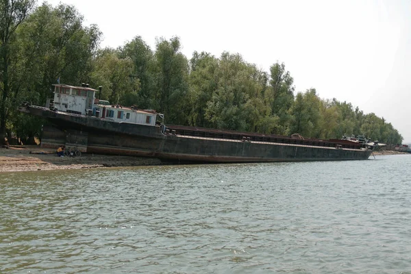 Nautiska Fartyg Hamnen Tulcea Donaus Floddelta Sommaren 2007 — Stockfoto