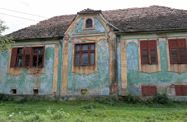 Viscri Transsylvanië Aug 2007 Historisch Dorp Viscri Gesticht Door Saksische — Stockfoto