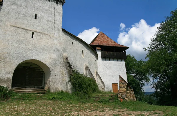 Viscri Transylwania Sierpień 2007 Historyczna Wioska Viscri Założona Przez Saskich — Zdjęcie stockowe