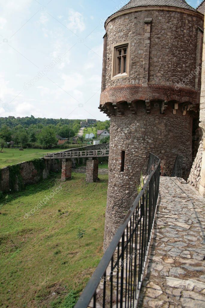 11 Aug 2007: Castle Hunedoara, Romania, on a brisk summer morning.