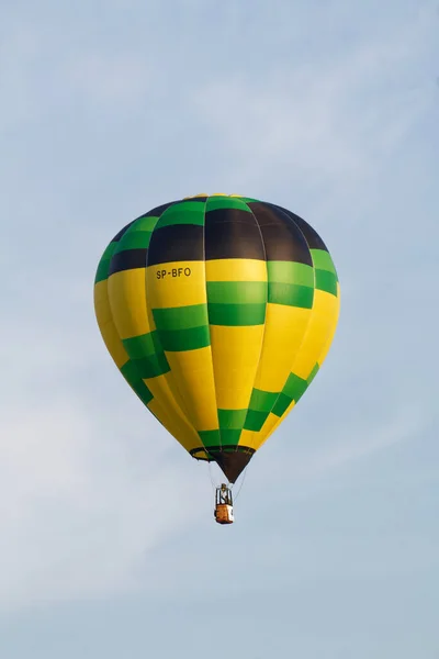 Competición Globos Aerostáticos Sobre Katowice Bajo Celebración Del Centenario Del —  Fotos de Stock