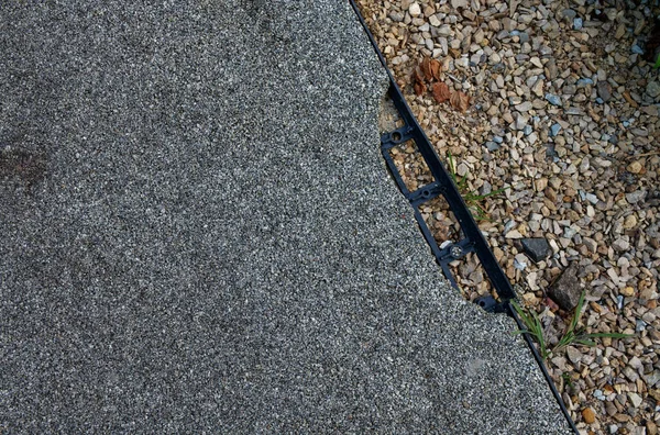 Damaged Fragment Concrete Pavement — 스톡 사진