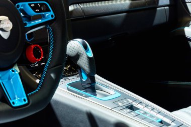 Geneva, İsviçre - Şubat 29, 86 Cenevre Motor Show Palexpo içinde sunulan 2016: 2016 Techart Porsche 911 Carrera