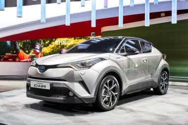 Geneva, İsviçre - 1 Mart 2016: 2016 Toyota C-Hr 86 Cenevre Motor Show Palexpo içinde sunulan