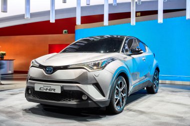 Geneva, İsviçre - 1 Mart 2016: 2016 Toyota C-Hr 86 Cenevre Motor Show Palexpo içinde sunulan