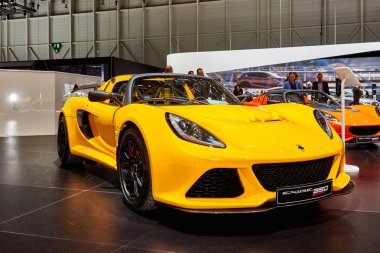 Geneva, İsviçre - 86 Cenevre Motor Show Palexpo içinde sunulan 2016:2016 Lotus Exige 350 Sport 1 Mart