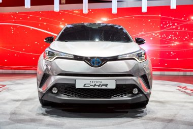 Geneva, İsviçre - 1 Mart 2016: 2016 Toyota C-Hr 86 Cenevre Motor Show Palexpo içinde sunulan