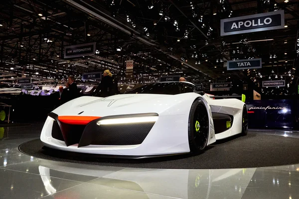 Ženeva, Švýcarsko - březen 1, 2016: 2016 Pininfarina H2 rychlost konceptu na 86 Geneva Motor Show v výstaviště Palexpo — Stock fotografie